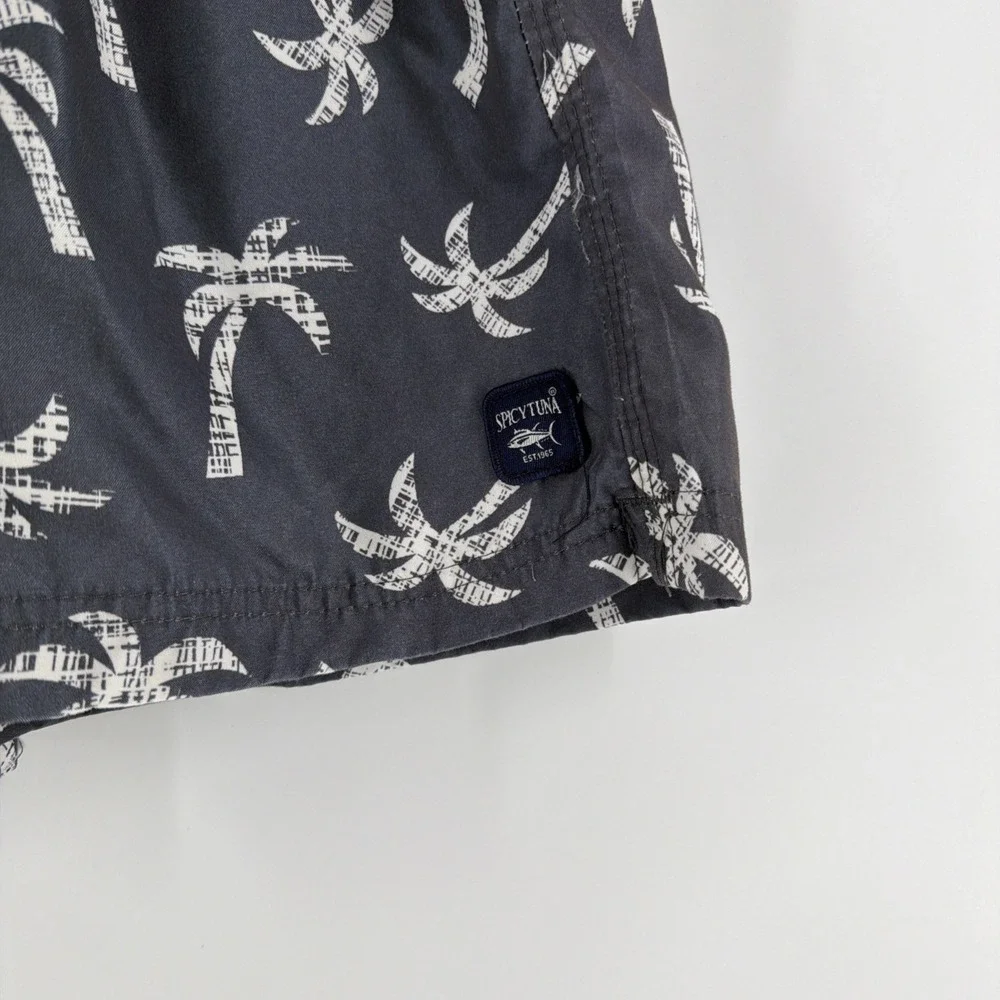 Spicy‎ Tuna Swim Trunks Boys Mens Size Small Lined Set of 2